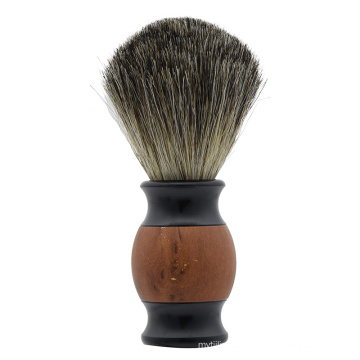 New Style Cleaning Shaving Brush Wooden Handle Care Beard Brush for Man Barber Tools Black Show a Man′s Charm Beard Brush